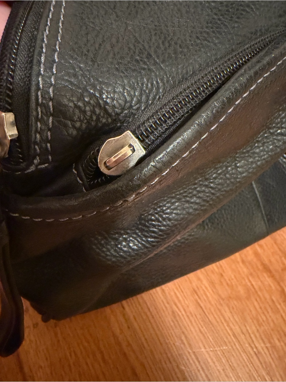 Charter Club Genuine Leather Backpack - Picture 5 of 5